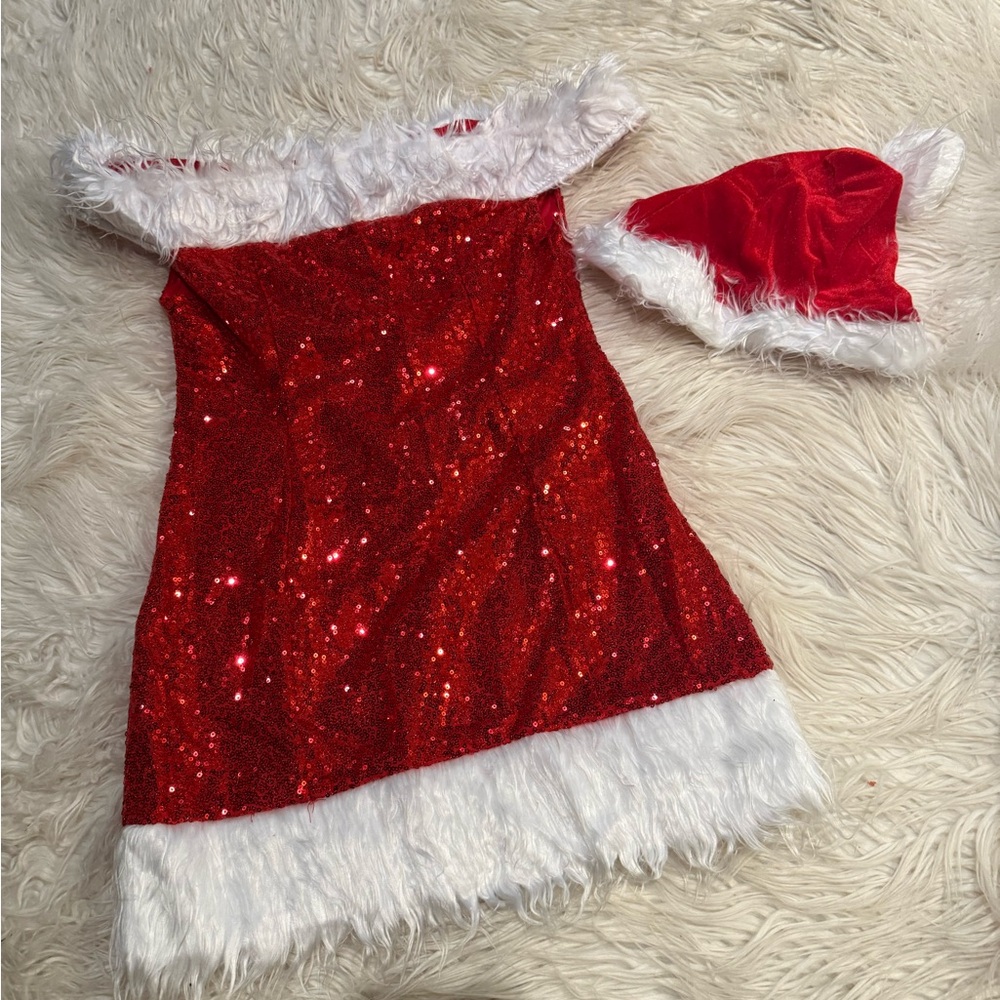 Women’s sequin Santa dress (X3)